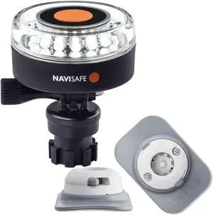 Navisafe White 2Nm 360 Degree Navilight With White Rib Mount