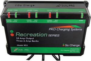 DUAL PRO REALPRO SERIES 18A 3 BANK BATTERY CHARGER