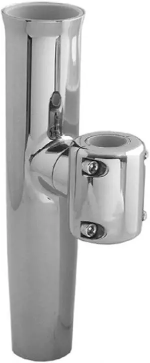 TACO METALS TACO STAINLESS STEEL CLAMP-ON ADJUSTABLE ROD HOLDER F16-2600POL-1