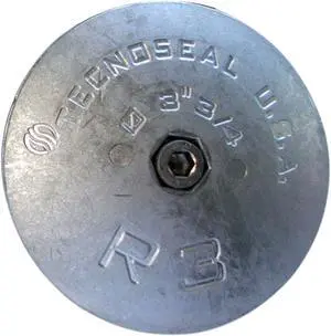 TECNOSEAL R3AL RUDDER ANODE ALUMINUM 3-3/4" DIAMETER