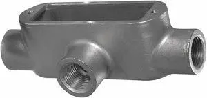 CALBRITE S60700TE00 Conduit Outlet Body w/Cover,3/4 In.