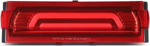 DNA Motoring 3BL-CCV91-3D-LED-RD For 1991 to 1996 Chevy Corvette Red Housing Rear Trunk Lid 3D LED Bar Third 3rd Tail Brake Light Lamp 92 93 94 95