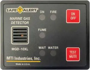 Safe-T-Alert Gas Vapor Alarm Fume, Fire, Bilge Water - MGD-10XL
