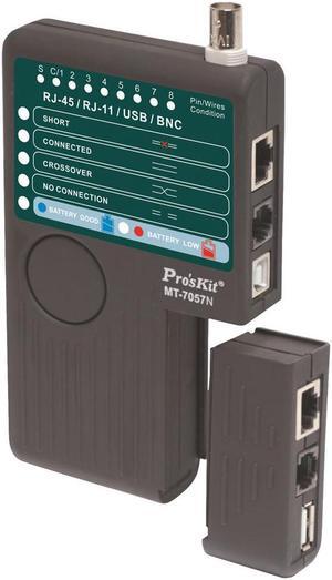 Pro'skit MT-7057N Handheld RJ45 RJ11 USB BNC Cable Sniffer-Remote Network Lan Cable Tester Ethernet Wire Line Tracker Detector Finder