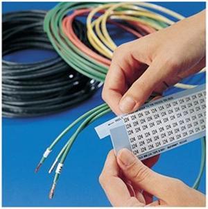 BRADY WM-A-Z-PK Wire Marker,Printd,Repos Self-Adhes,PK25