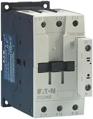 EATON XTCE050D00TD IEC Magnetic Contactor, 3 Poles, 24V DC, 50 A, Reversing: No