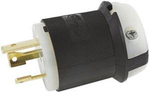HUBBELL WIRING DEVICE-KELLEMS HBL2621 Locking Plug, L6-30P, 30 A, 250V AC,
