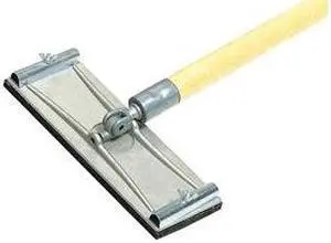 WESTWARD 13P490 Pole Sander w/Wood Pole,9 x 3-1/4 In