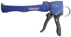 WESTWARD 13J315 Dripless Caulk Gun, 10 oz Container Size, Plastic, 12:01,