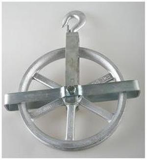 PEERLESS 5-00-053195- Well Wheel Pulley Block, Fibrous Rope, 1,000 lb Max Load