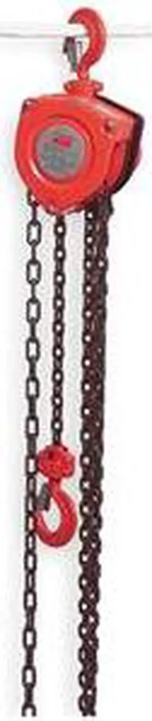 Hoist, Chain, 1/2T, 20Ft Lift