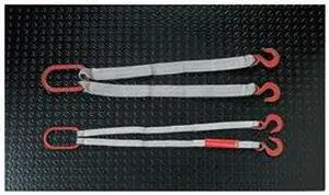 Web Sling, Double Oblong Sling Hook, 6 ft.