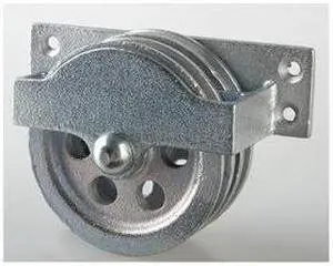 PEERLESS 3-120-30-86- Double Pulley Block, Wire Rope, 1/4 in Max Cable Size