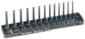Socket Tray, 1/4 In Dr, Metric, Std/Deep