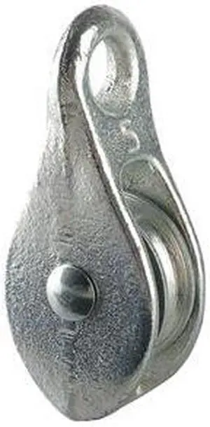 PEERLESS 3-110-03-56- Pulley Block, Fibrous Rope, 1/2" Max Cable Size,