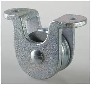 PEERLESS 3-030-18-86- Open Deck Pulley Block, Fibrous Rope, 1/2 in Max Cable