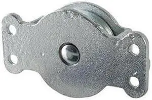 PEERLESS 3-010-12-86- Cheek Block, Wire Rope, 1/4 in Max Cable Size,