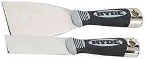 HYDE 48909 Putty Knife Set,Flexible,1-1/2,3"W,2 Pc.
