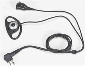 Earpiece, Black, 48 In. L