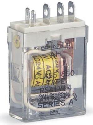SCHNEIDER ELECTRIC 8501RSD41V53 General Purpose Relay, 24V DC Coil Volts,