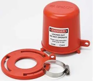 Plug Valve Lockout, Fits Sz1-3/4 to 2-1/8