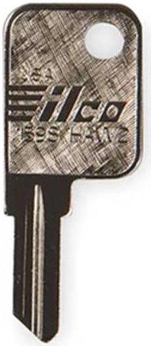 KABA ILCO 1598-HAW2 Key Blank,Brass,Hayworth Lock,PK10
