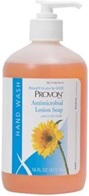 Antimicrobial Lotion Soap with PCMX, 16oz Pump Bottle PROVON 4303-12