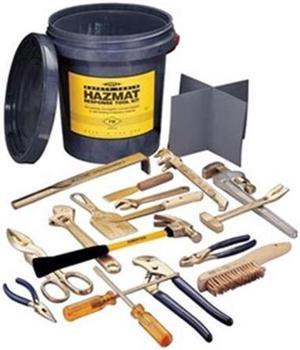 Nonsparking Tool SetNonmagnetic,  Corrosion Resistant, Number of Pieces 17