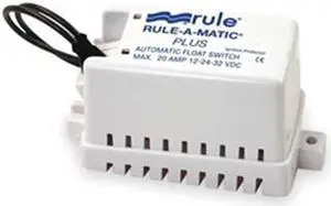 RULE 40A-GRA NO Float Switch 12VAC to 24VAC to 32VAC