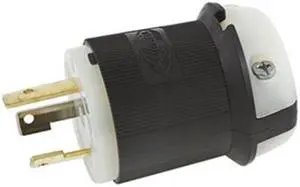 HUBBELL WIRING DEVICE-KELLEMS HBL2611 Locking Plug, L5-30P, 30 A, 125V AC,