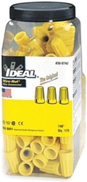 IDEAL 30-074J Twist On Wire Connector,18-12 AWG,PK175