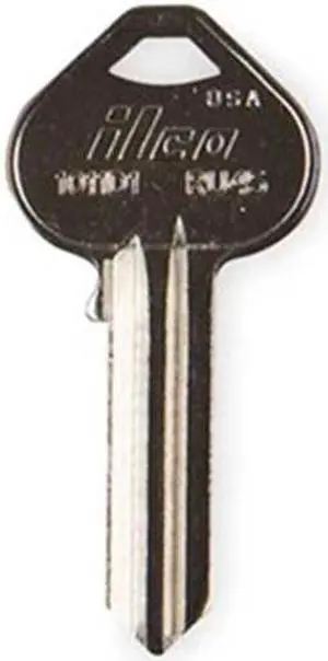 KABA ILCO 1011D1-RU45 Key Blank,Brass,Russwin Lock,PK10