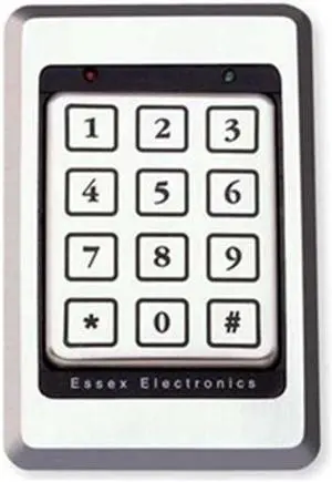 ESSEX K1-34S Access Control Keypad,500 User Code