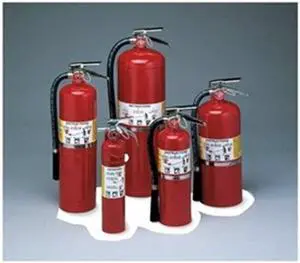 AMEREX 817S Fire Extinguisher Bracket, Vehicle/Marine/Aviation Bracket, Steel,