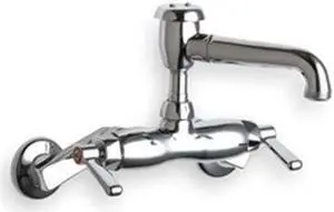Service Sink Faucet, 2H Lever, Chrome