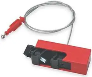 Breaker Lockout, Clamp On, Nylon 2Ft Cable