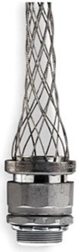 HUBBELL WIRING DEVICE-KELLEMS H075CNK Liquid Tight Grip,Straight,3/4 In.