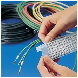 BRADY WM-1-33-PK Wire Marker,Printd,Repos Self-Adhes,PK25
