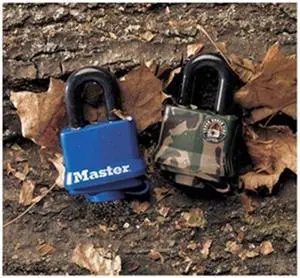 MASTER LOCK 312KA-0702 Padlock, Keyed Alike, Standard Shackle, Rectangular