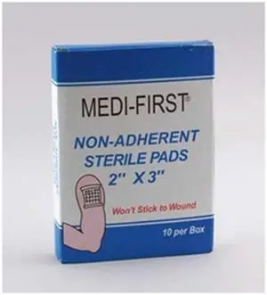 MEDIQUE 64212 Non-Adherent Pad, Sterile, No, PK10