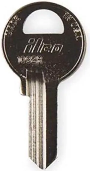 KABA ILCO 1092R Key Blank,Brass,Master Padlock,PK10