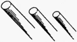 ZORO SELECT 508 Music Wire,Spring Steel,0.156 in.dia,PK7