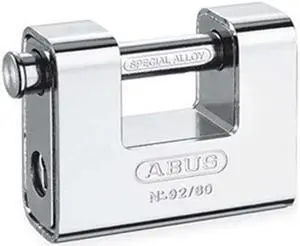 Steel Plated Brass Monoblock Padlock