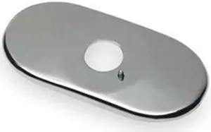 CHICAGO FAUCET 240.627.21.1 4" Cover Plate, Brass/ Chrome Plated