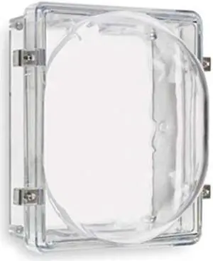 Audible/Strobe Guard, Polycarbonate, Surf