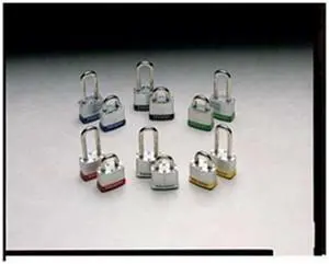MASTER LOCK 3LHGRN Lockout Padlock,KD,Green,1-1/4"H