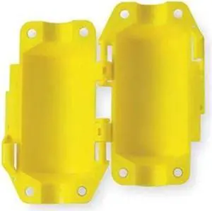 BRADY 65695 Plug Lockout,Yellow