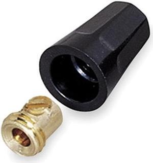 Wire Connector, Set Screw, 10, Black, PK 100