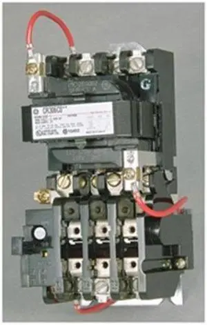 GE CR306C00400XAAAAG NEMA Magnetic Motor Starter, Non-Reversing, 1NO, 480V AC,
