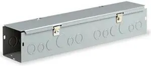 WIEGMANN HS441NK Straight Section Wireway, 1 Rating, Steel, Powder Coated